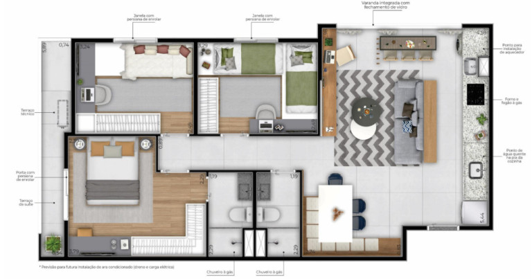 Apartamento com 3 Quartos à Venda, 70 m² em Ipiranga - São Paulo