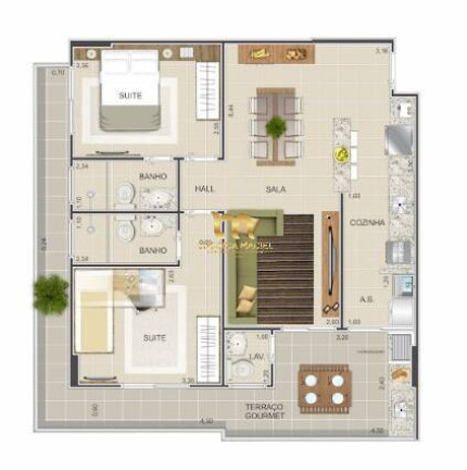 Imagem Apartamento com 2 Quartos à Venda, 78 m² em Mirim - Praia Grande Imagem Apartamento com 2 Quartos à Venda, 78 m² em Mirim - Praia Grande