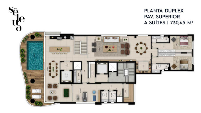 Imagem Cobertura com 5 Quartos à Venda, 730 m² em Setor Oeste - Goiânia Imagem Cobertura com 5 Quartos à Venda, 730 m² em Setor Oeste - Goiânia