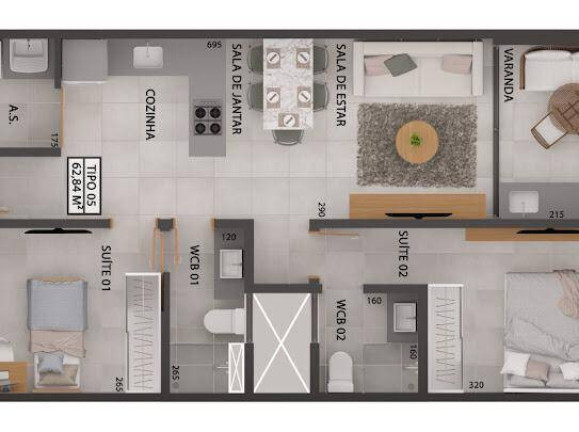Imagem Apartamento à Venda, 68 m² em Jardim Oceania - João Pessoa