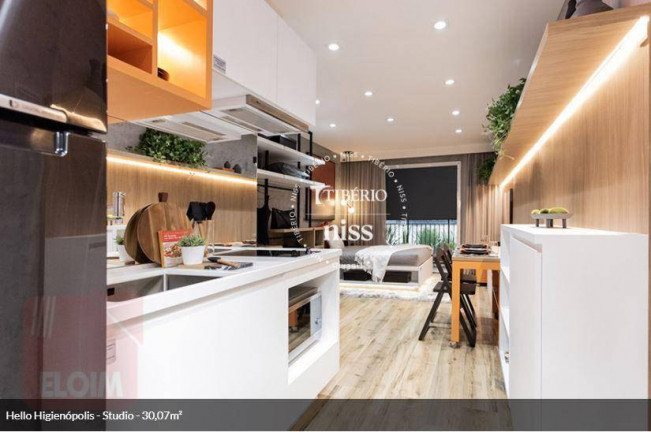 Imagem Studio com 1 Quarto à Venda, 24 m² em Higienópolis - São Paulo Imagem Studio com 1 Quarto à Venda, 24 m² em Higienópolis - São Paulo