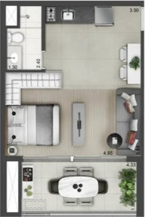 Imagem Apartamento com 1 Quarto à Venda, 27 m² em Santo Amaro - São Paulo Imagem Apartamento com 1 Quarto à Venda, 27 m² em Santo Amaro - São Paulo