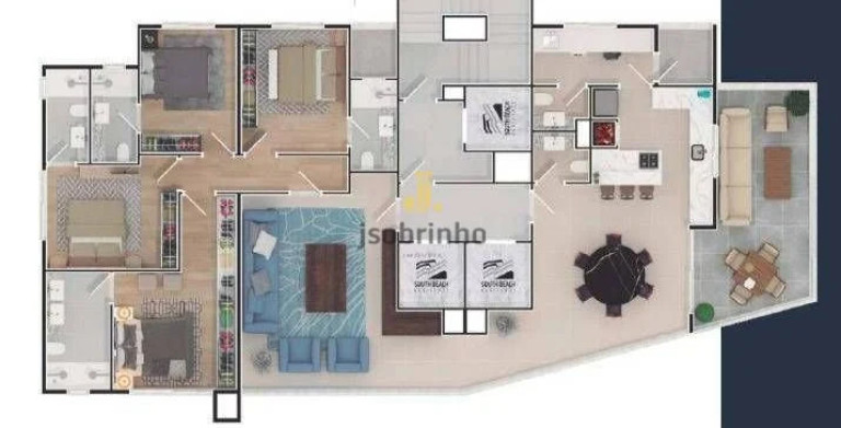 Imagem Apartamento com 4 Quartos à Venda, 194 m² em Centro - Balneário Camboriú Imagem Apartamento com 4 Quartos à Venda, 194 m² em Centro - Balneário Camboriú