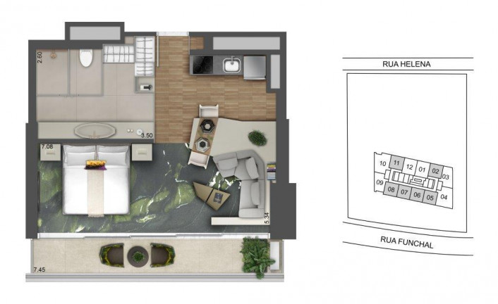 Imagem Kitnet com 1 Quarto à Venda, 53 m² em Vila Olímpia - São Paulo Imagem Kitnet com 1 Quarto à Venda, 53 m² em Vila Olímpia - São Paulo