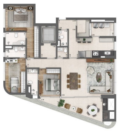 Imagem Apartamento com 3 Quartos à Venda, 152 m² em Itaim Bibi - São Paulo