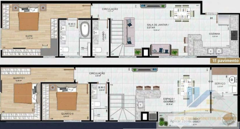 Imagem Apartamento com 3 Quartos à Venda, 130 m² em Afonso Pena - São José Dos Pinhais