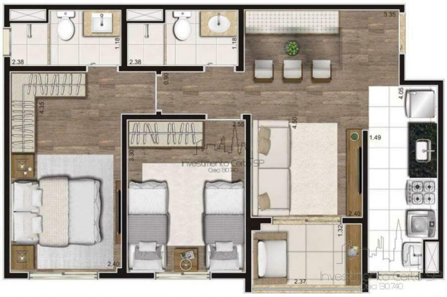 Imagem Apartamento com 2 Quartos à Venda, 65 m² em Lapa - São Paulo Imagem Apartamento com 2 Quartos à Venda, 65 m² em Lapa - São Paulo