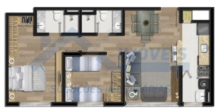 Imagem Apartamento com 2 Quartos à Venda, 60 m² em Bom Fim - Porto Alegre Imagem Apartamento com 2 Quartos à Venda, 60 m² em Bom Fim - Porto Alegre
