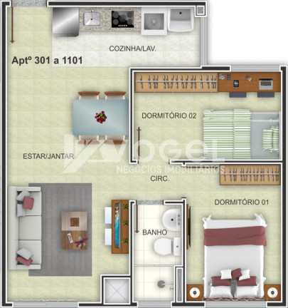 Imagem Apartamento com 2 Quartos à Venda, 85 m² em Centro - Novo Hamburgo Imagem Apartamento com 2 Quartos à Venda, 85 m² em Centro - Novo Hamburgo