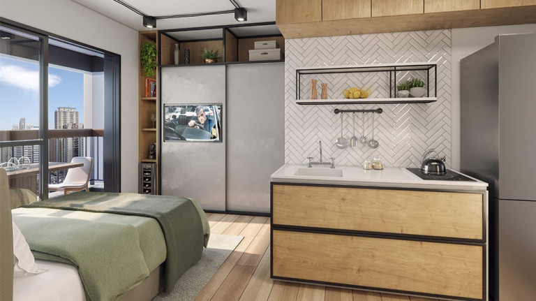 Imagem Apartamento com 2 Quartos à Venda, 47 m² em Brooklin Paulista - São Paulo