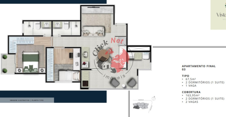 Imagem Apartamento com 3 Quartos à Venda, 80 m² em Vila Alzira - Santo André Imagem Apartamento com 3 Quartos à Venda, 80 m² em Vila Alzira - Santo André