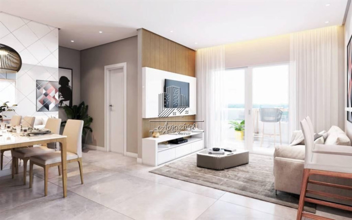 Imagem Apartamento com 2 Quartos à Venda, 84 m² em Canto Do Forte - Praia Grande