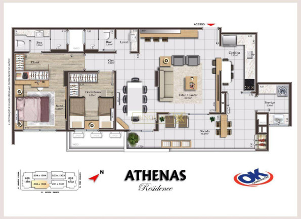 Imagem Apartamento com 3 Quartos à Venda, 104 m² em Campinas - São José Imagem Apartamento com 3 Quartos à Venda, 104 m² em Campinas - São José