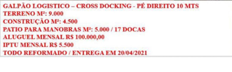 Imóvel Comercial para Alugar,  em Bonsucesso - Guarulhos
