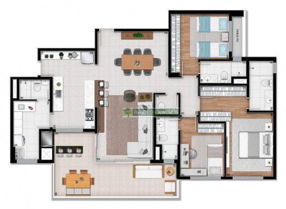 Imagem Apartamento com 3 Quartos à Venda, 141 m² em Bigorrilho - Curitiba