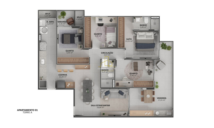 Imagem Imóvel com 4 Quartos à Venda, 101 m² em Praia Da Costa - Vila Velha