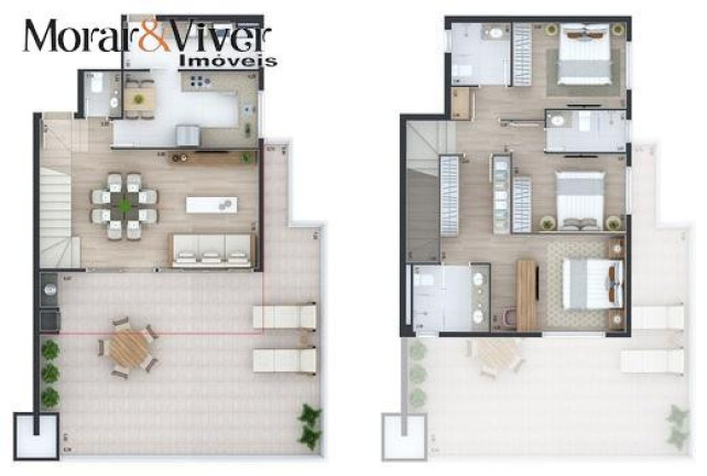 Imagem Apartamento com 3 Quartos à Venda, 106 m² em Juvevê - Curitiba Imagem Apartamento com 3 Quartos à Venda, 106 m² em Juvevê - Curitiba