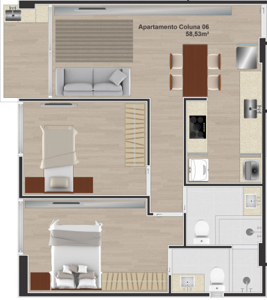 Imagem Apartamento com 3 Quartos à Venda, 76 m² em Intermares - Cabedelo Imagem Apartamento com 3 Quartos à Venda, 76 m² em Intermares - Cabedelo