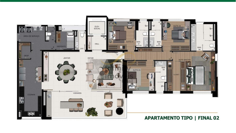 Imagem Apartamento com 4 Quartos à Venda, 208 m² em Vale Do Sereno - Nova Lima Imagem Apartamento com 4 Quartos à Venda, 208 m² em Vale Do Sereno - Nova Lima