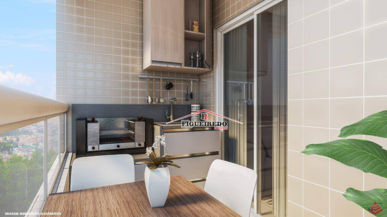 Imagem Apartamento com 2 Quartos à Venda, 54 m² em Guilhermina - Praia Grande