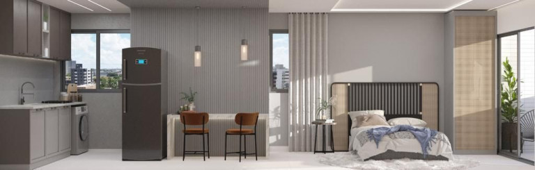 Imagem Studio com 1 Quarto à Venda, 22 m² em Intermares - João Pessoa Imagem Studio com 1 Quarto à Venda, 22 m² em Intermares - João Pessoa