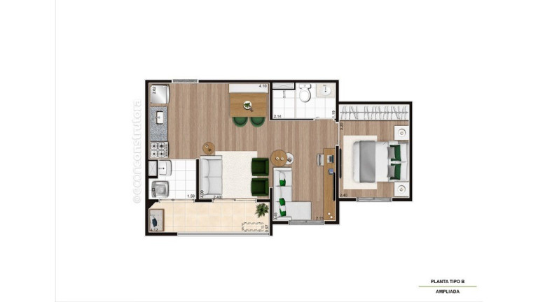 Imagem Imóvel com 2 Quartos à Venda, 55 m² em Campestre - Santo André Imagem Imóvel com 2 Quartos à Venda, 55 m² em Campestre - Santo André