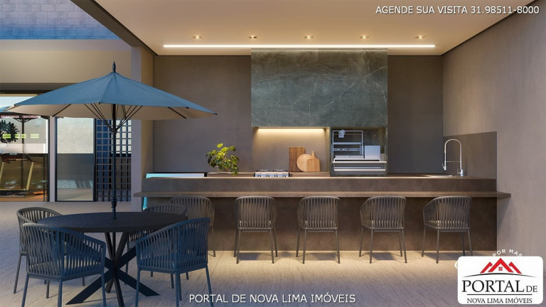 Imagem Apartamento com 4 Quartos à Venda, 199 m² em Vila Da Serra - Nova Lima
