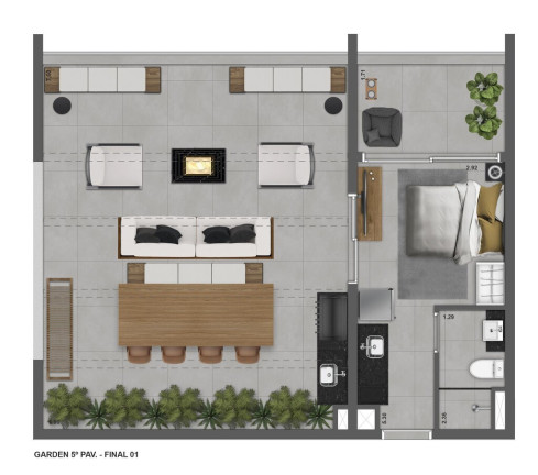 Imagem Imóvel com 1 Quarto à Venda, 24 m² em Vila Pompéia - São Paulo