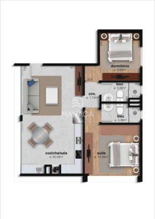 Imagem Apartamento com 2 Quartos à Venda, 68 m² em Itajubá - Barra Velha Imagem Apartamento com 2 Quartos à Venda, 68 m² em Itajubá - Barra Velha