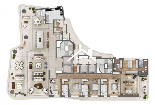 Imagem Apartamento com 4 Quartos à Venda, 570 m² em Itaim Bibi - São Paulo Imagem Apartamento com 4 Quartos à Venda, 570 m² em Itaim Bibi - São Paulo