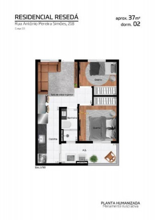 Imagem Apartamento com 2 Quartos à Venda, 40 m² em Vila Paranaguá - São Paulo Imagem Apartamento com 2 Quartos à Venda, 40 m² em Vila Paranaguá - São Paulo