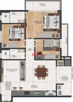 Imagem Apartamento com 3 Quartos à Venda, 90 m² em Saguaçu - Joinville Imagem Apartamento com 3 Quartos à Venda, 90 m² em Saguaçu - Joinville