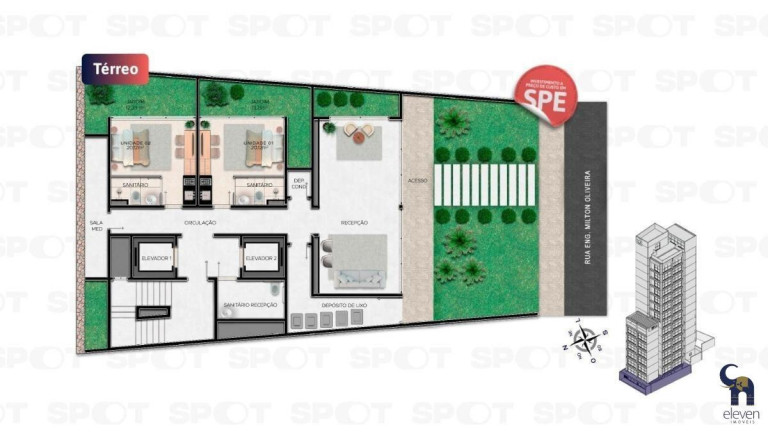 Imagem Apartamento com 1 Quarto à Venda, 20 m² em Barra - Salvador Imagem Apartamento com 1 Quarto à Venda, 20 m² em Barra - Salvador