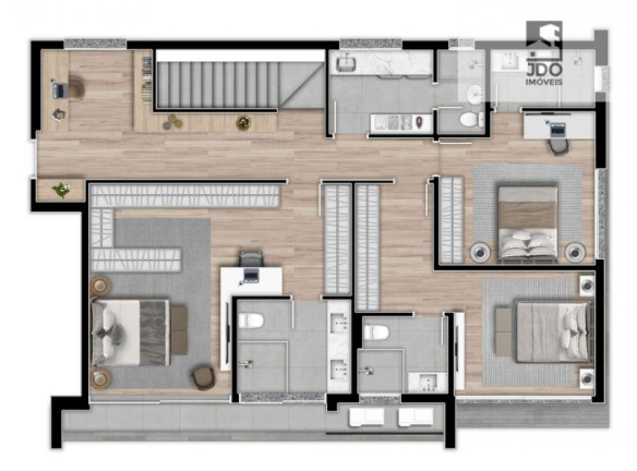 Imagem Cobertura com 3 Quartos à Venda, 234 m² em Bigorrilho - Curitiba Imagem Cobertura com 3 Quartos à Venda, 234 m² em Bigorrilho - Curitiba