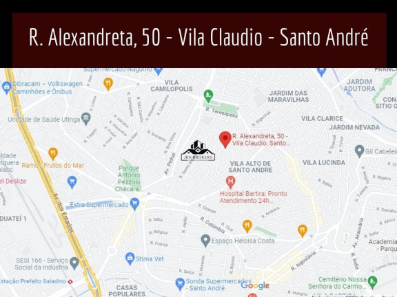 Imagem Apartamento com 2 Quartos à Venda, 52 m² em Jardim Santo Antônio - Santo André