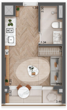 Imagem Imóvel com 1 Quarto à Venda, 28 m² em Jardim América - São Paulo