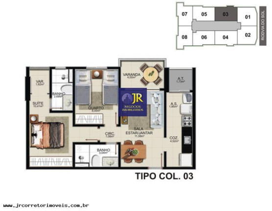 Imagem Imóvel com 2 Quartos à Venda, 63 m² em Praia De Itaparica - Vila Velha
