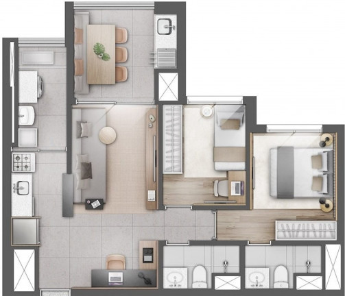 Imagem Imóvel com 2 Quartos à Venda, 61 m² em Vila Romana - São Paulo Imagem Imóvel com 2 Quartos à Venda, 61 m² em Vila Romana - São Paulo