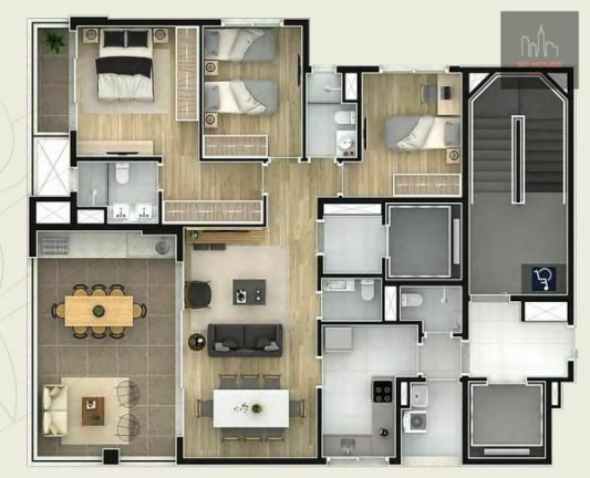 Imagem Apartamento com 3 Quartos à Venda, 125 m² em Pinheiros - São Paulo