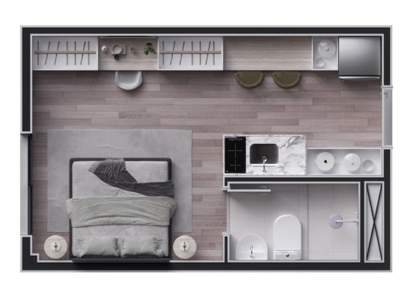 Imagem Studio com 1 Quarto à Venda, 17 m² em Limão - São Paulo Imagem Studio com 1 Quarto à Venda, 17 m² em Limão - São Paulo
