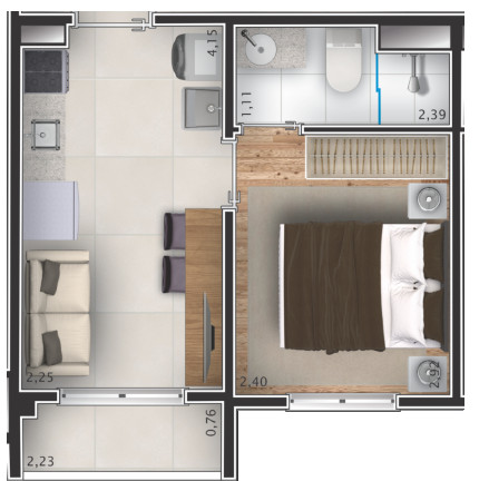 Imagem Apartamento com 2 Quartos à Venda, 33 m² em Saúde - São Paulo Imagem Apartamento com 2 Quartos à Venda, 33 m² em Saúde - São Paulo