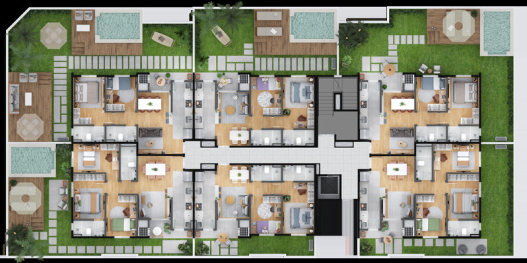 Imagem Apartamento com 2 Quartos à Venda, 53 m² em Hauer - Curitiba