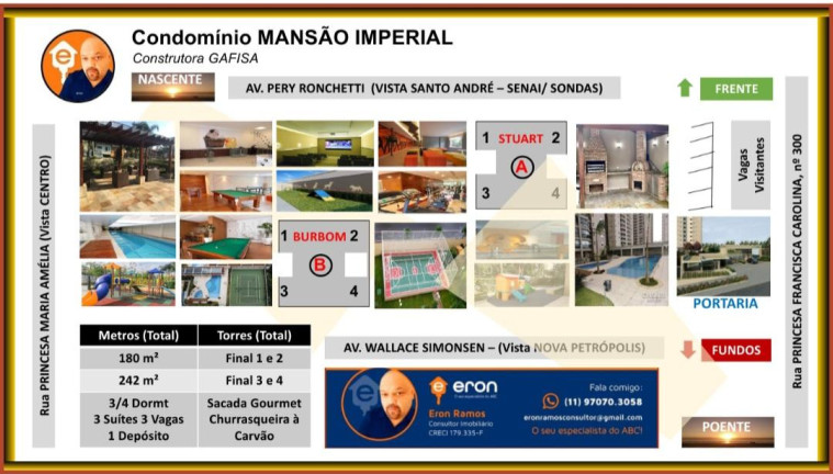 Imagem Apartamento com 3 Quartos à Venda, 180 m² Imagem Apartamento com 3 Quartos à Venda, 180 m²