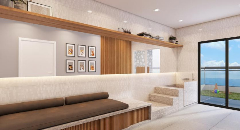 Imagem Apartamento com 2 Quartos à Venda, 77 m² em Canto Do Forte - Praia Grande