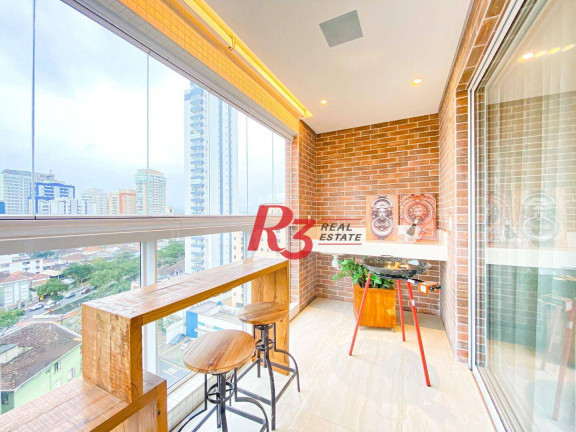 Imagem Apartamento com 3 Quartos à Venda, 159 m² em Embaré - Santos Imagem Apartamento com 3 Quartos à Venda, 159 m² em Embaré - Santos