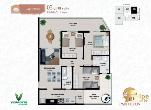Imagem Imóvel com 2 Quartos à Venda, 80 m² em Praia Do Morro - Guarapari