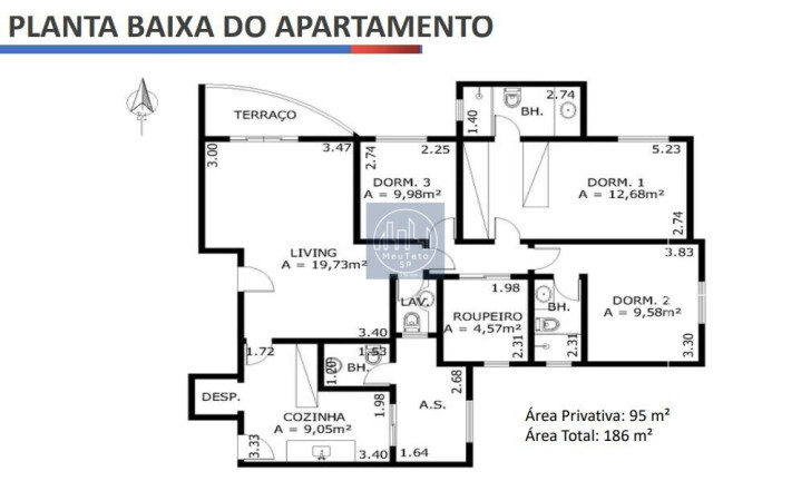 Imagem Apartamento com 3 Quartos à Venda, 95 m² em Fazenda Morumbi - São Paulo Imagem Apartamento com 3 Quartos à Venda, 95 m² em Fazenda Morumbi - São Paulo