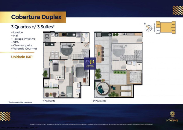 Imagem Apartamento com 2 Quartos à Venda, 60 m² em Jockey De Itaparica - Vila Velha