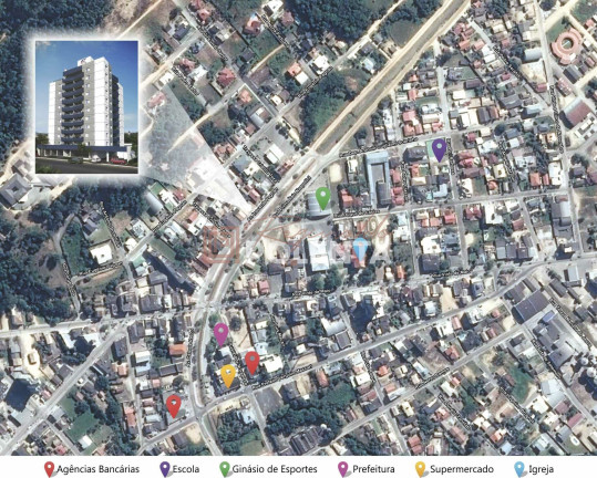 Imagem Apartamento com 2 Quartos à Venda, 69 m² em Centro - Morro Da Fumaça