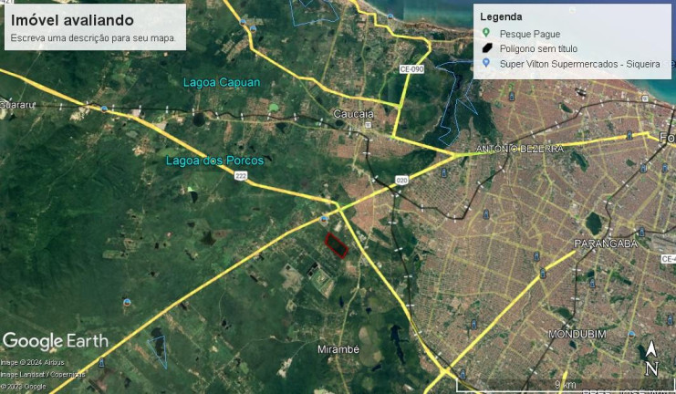 Imagem Terreno à Venda, 487.034 m² em Urucutuba (jurema) - Caucaia